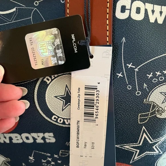 Dooney & Bourke Dallas Cowboys Large Tote Bag - NWT - Picture 4 of 7